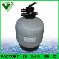 Factory economic fiberglass swimming pool sand filter water filtration system / pool wave machine